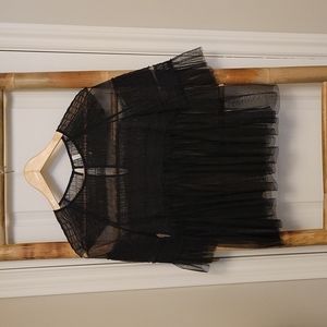 Zara Tiered Sheer Top